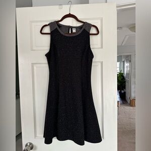 Old Navy Black Sleeveless Fit-and-Flare Dress